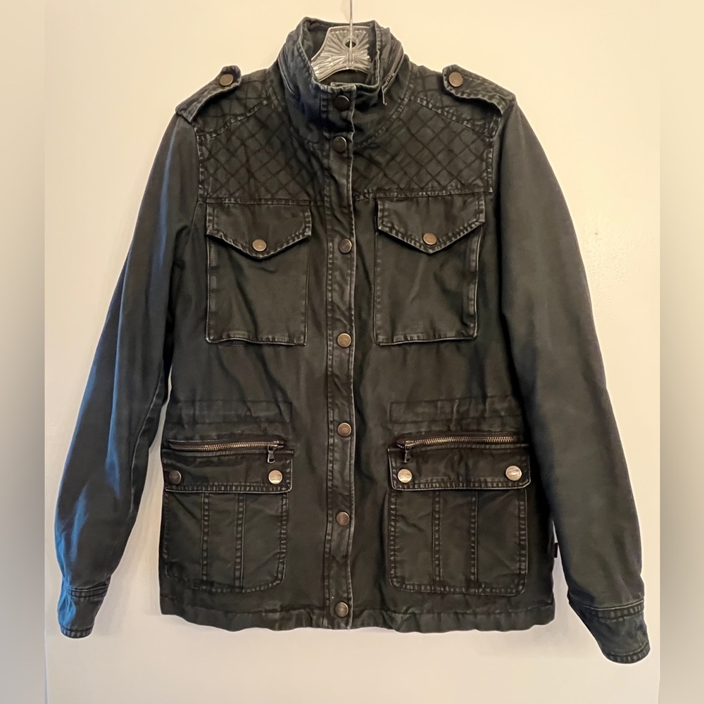 Levi's Women's Lightweight distressed
 Military Jacket size M